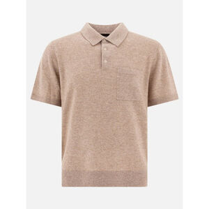 NWOT Vince Knit Pocket Polo Shirt in Wool / Linen / Cashmere Blend - Size Small